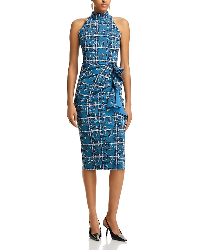 Chiara Boni La Petite Robe Amenadiel Ruffled Halter Dress