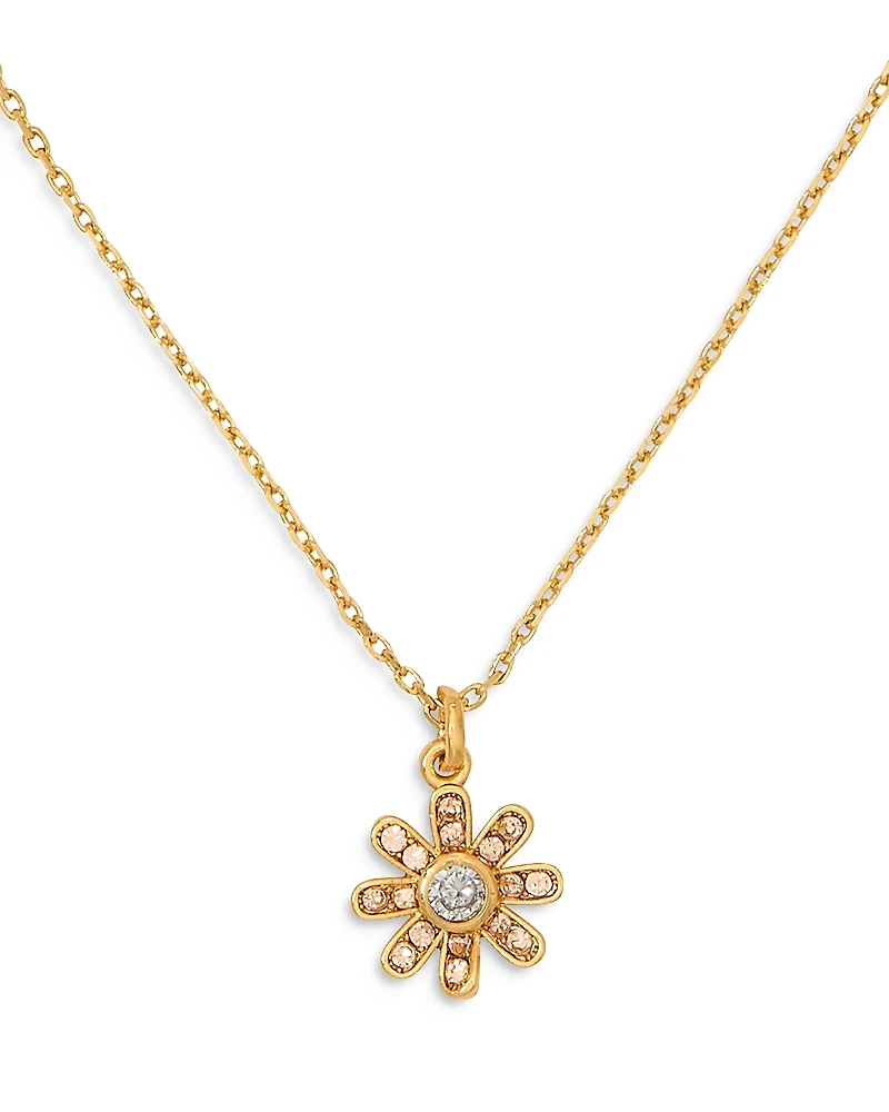 kate spade new york Bursting Blooms Pendant Necklace, 16