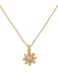 kate spade new york Bursting Blooms Pendant Necklace, 16
