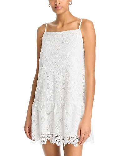Lace Drop Waist Mini Dress - Exclusive