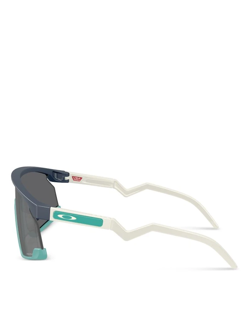 Bxtr Rectangle Shield Sunglasses, 139mm