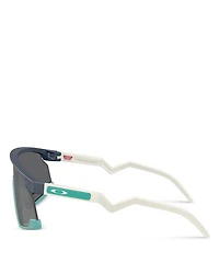 Bxtr Rectangle Shield Sunglasses, 139mm