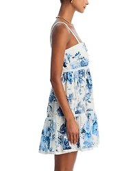Fallon Square Neck Babydoll Dress