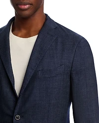 Garment Dyed Mélange Hopsack Slim Fit K. Jacket