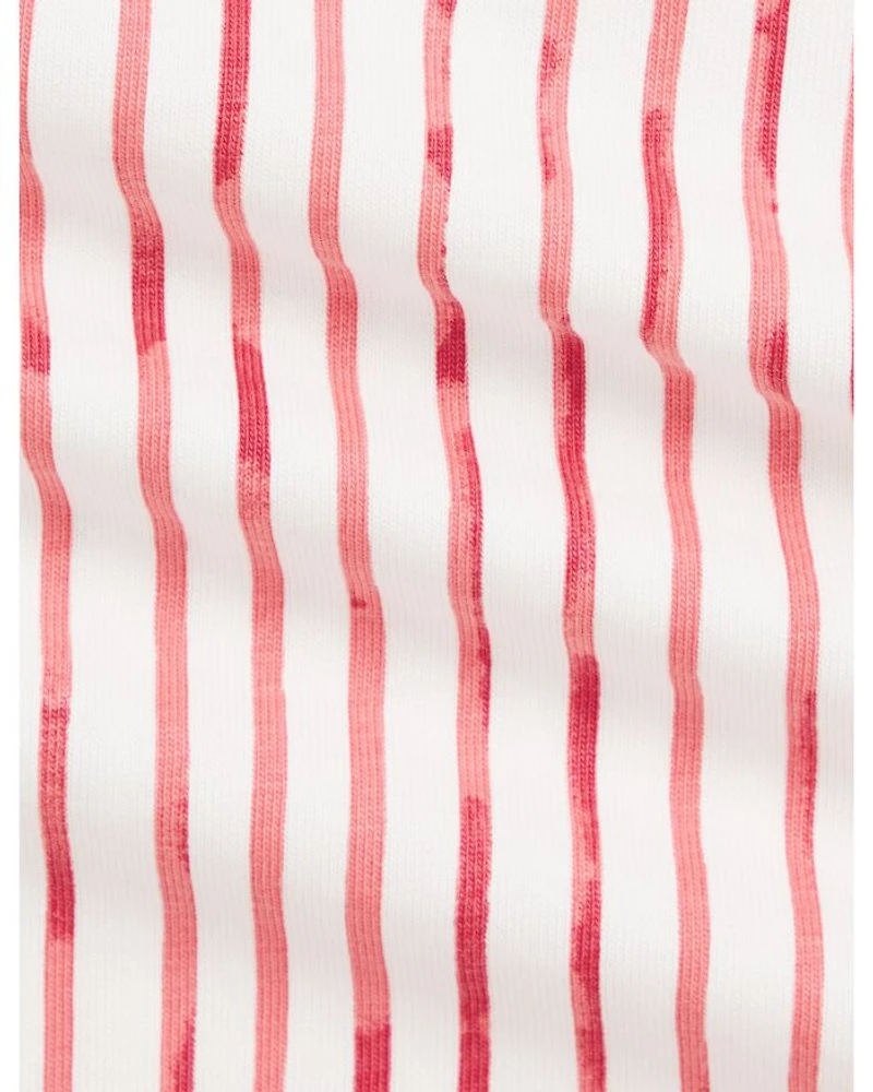 Boys' Striped Cotton Jersey Bodysuit - Baby