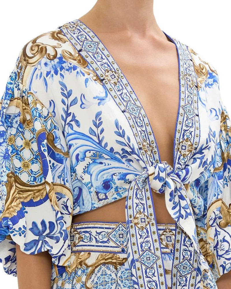 Tie Front Top