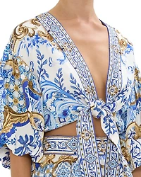 Tie Front Top