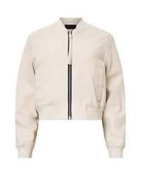 Orten Leather Bomber Jacket