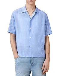 Allsaints Arran Boxy Fit Short Sleeve Shirt