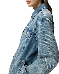 Dakar Giubbino Embellished Denim Jacket