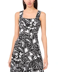 Paneled Tank Maxi Dress