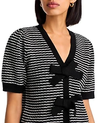 Striped Bow Sweater - Exclusive
