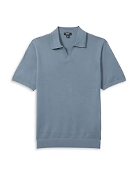 Duchie Regular Fit Open V Neck Polo
