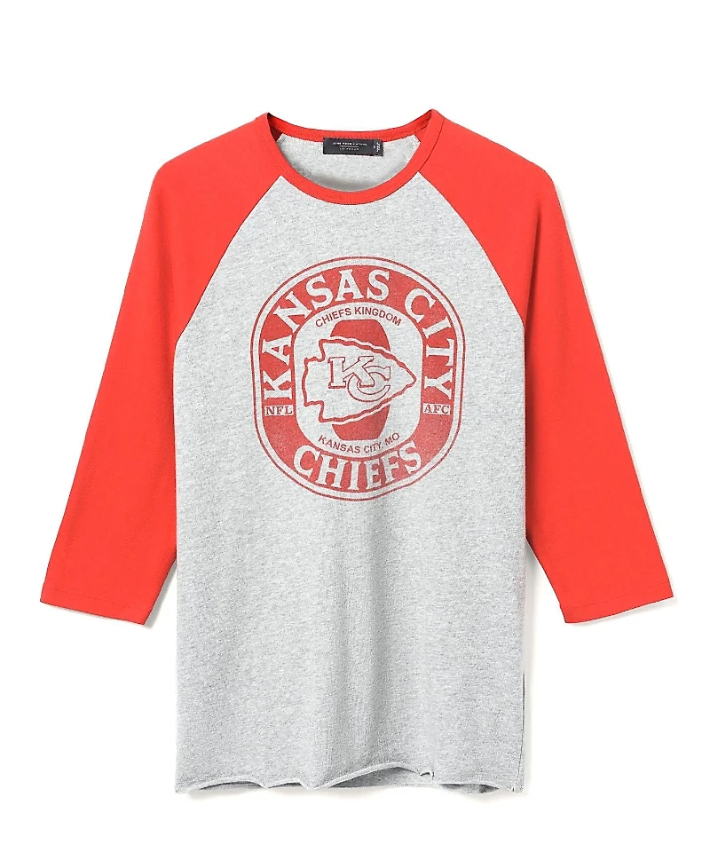 Junk Food Clothing Unisex Nfl Kansas City Chiefs Elite Raglan