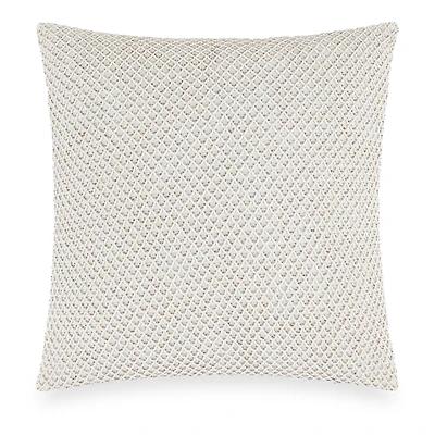 Donna Karan Home Beaded Netting Decorative Pillow, 18 x18