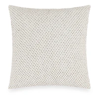 Donna Karan Home Beaded Netting Decorative Pillow, 18 x18