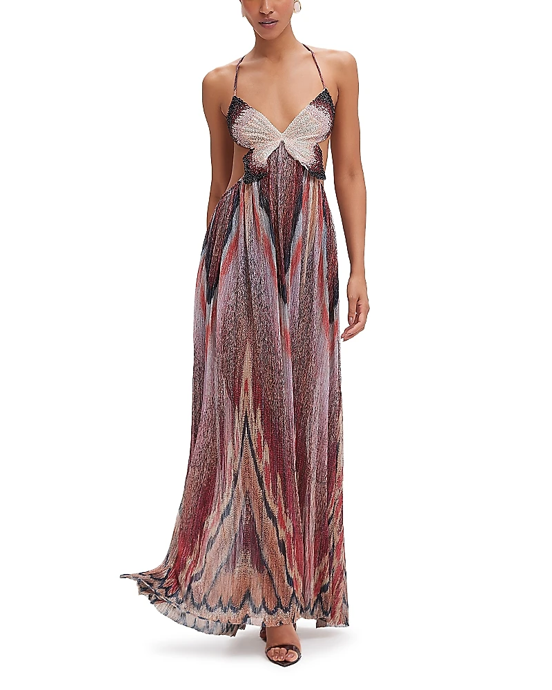 PatBO Papillon Butterfly Maxi Dress