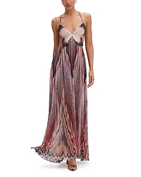 PatBO Papillon Butterfly Maxi Dress