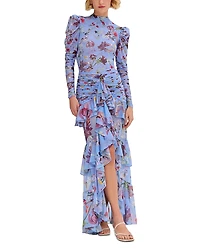 PatBO Lily Flower Maxi Skirt