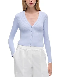 Simkhai Ailany V Neck Cardigan Sweater