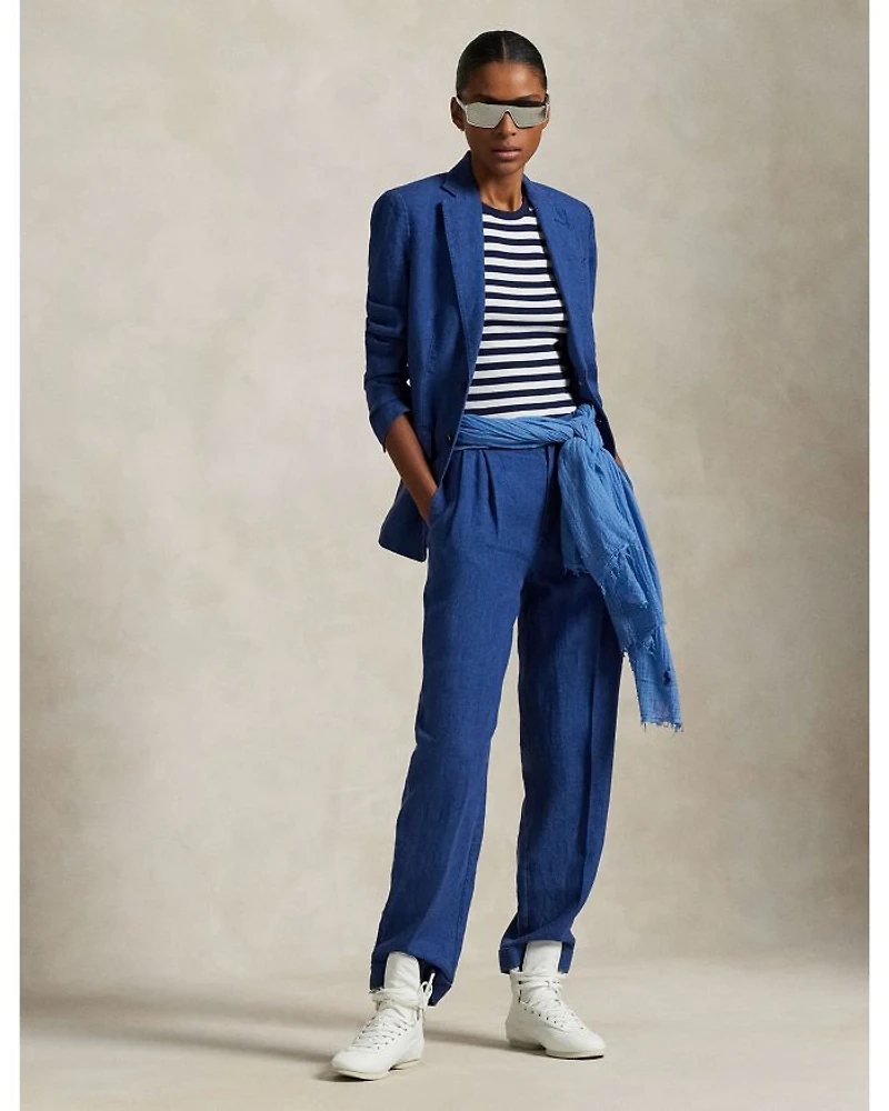 Woven Linen Blazer