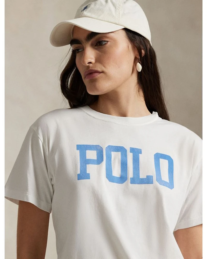 Logo Cotton Jersey Crewneck Tee