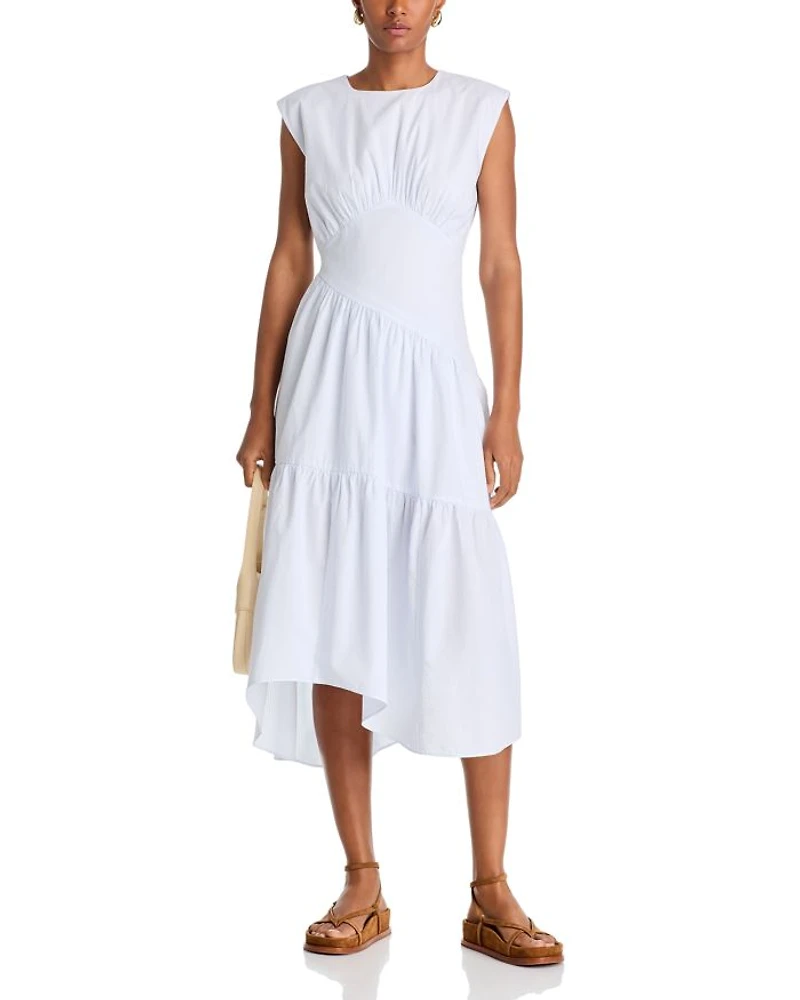 The Seersucker Gathered Dress