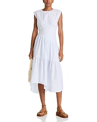 The Seersucker Gathered Dress