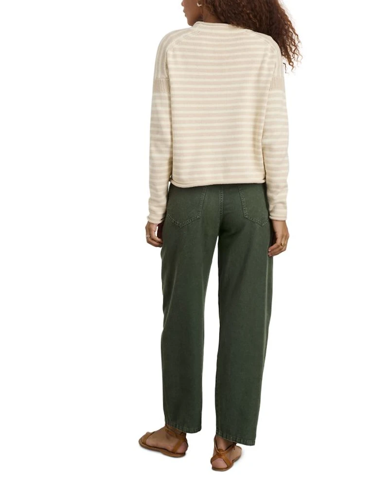 Mariner Striped Roll Neck Sweater