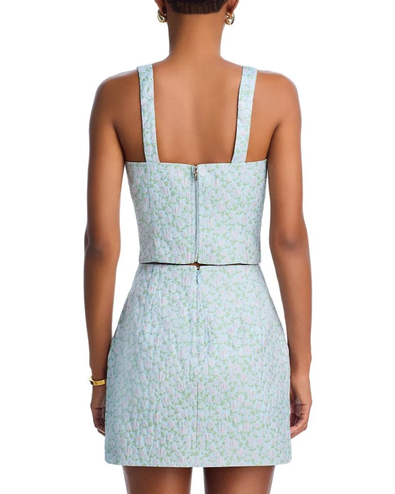 Floral Brocade Top - Exclusive
