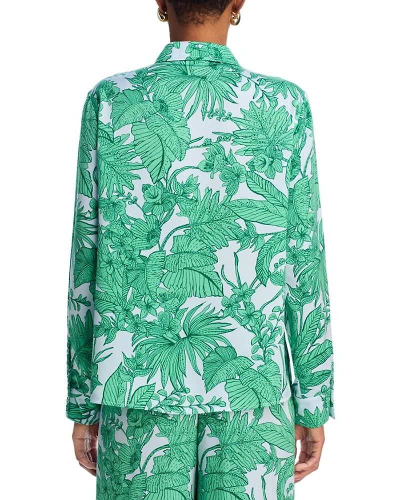 Palm Satin Shirt - Exclusive