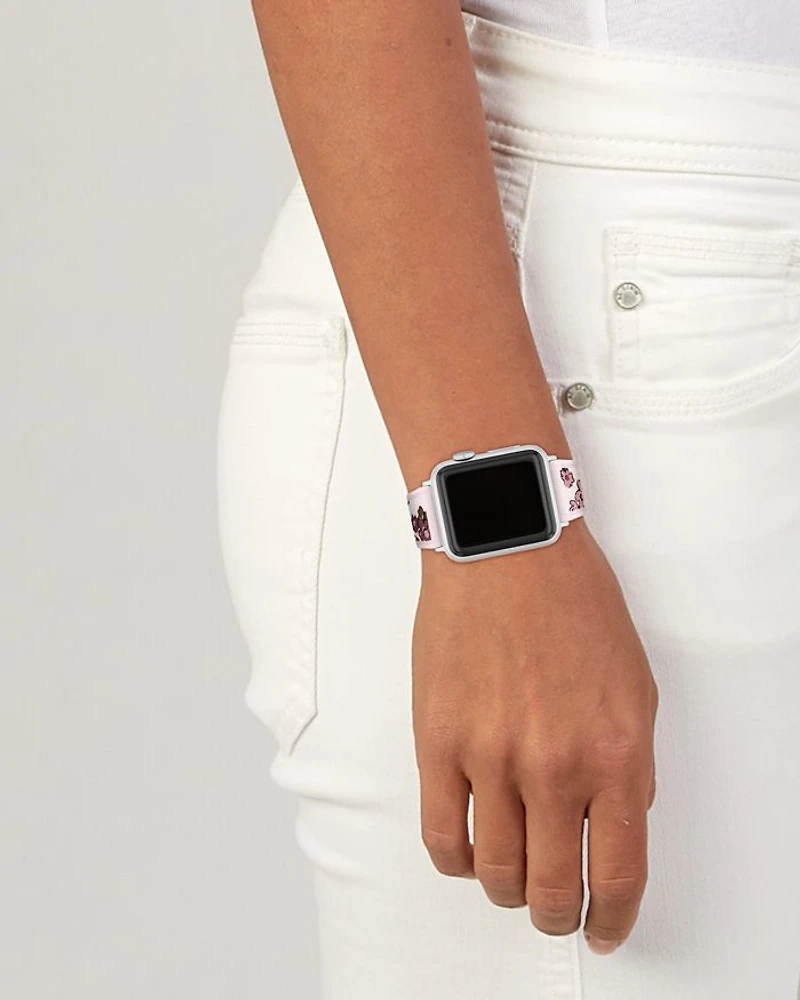 Apple Watch® Floral Print Silicone Strap