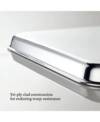 OvenBond® 12" x 15" Tri-ply Clad Stainless Steel Medium Sheet Pan