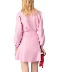 Linen Wrap Dress