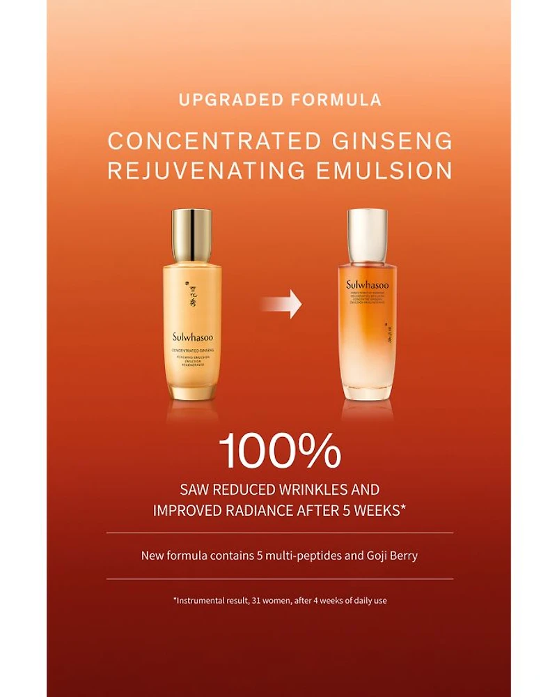 Concentrated Ginseng Rejuvenating Emulsion 4.2 oz.