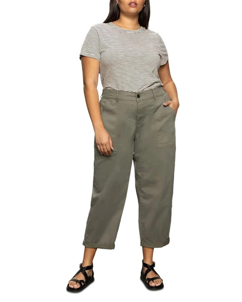 Plus Cruiser Barrel Leg Chinos