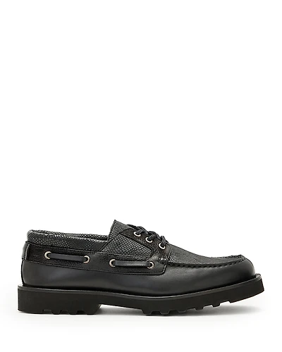 Allsaints Men's Skiff Leather Boat Shoes