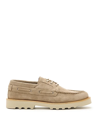 Allsaints Men's Skiff Leather Boat Shoes