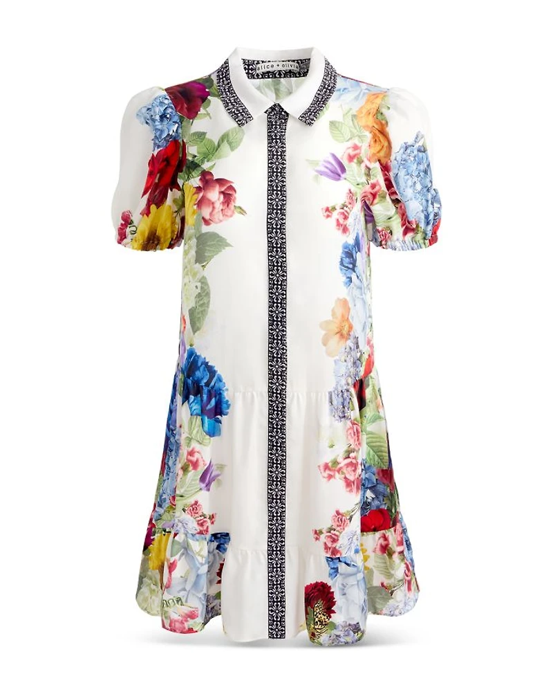 Claire Short Sleeved Tiered Dress
