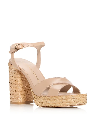 Stuart Weitzman Women's Dayna Espadrille Platform Sandals