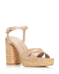 Stuart Weitzman Women's Dayna Espadrille Platform Sandals