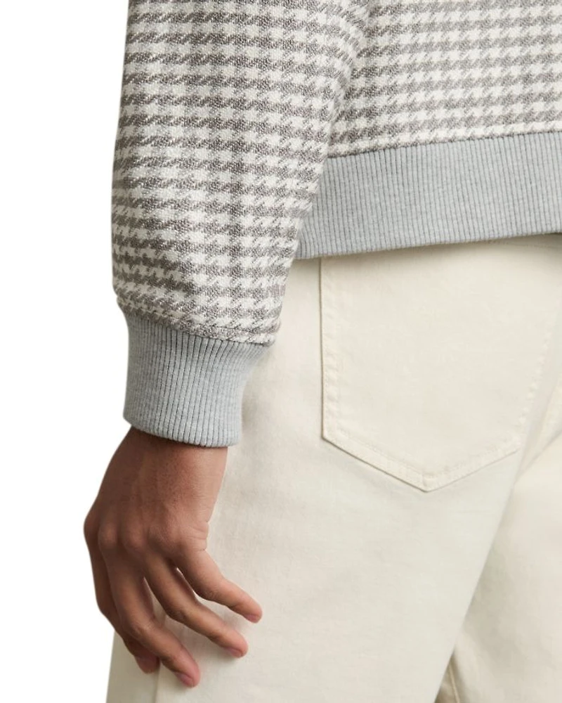 Benny Dogtooth Check Shirt Jacket