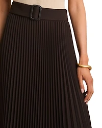 Ava Pleated Midi Skirt