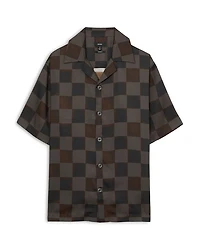 Reny Checkered Cuban Print Shirt