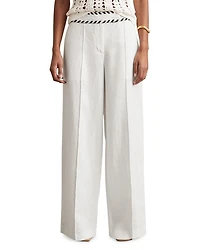 Fawn Linen Wide Leg Pants