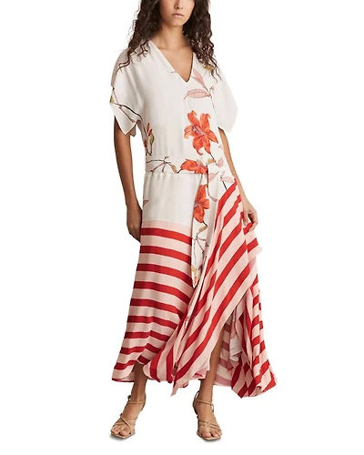 Floral Stripe Dress