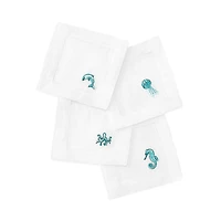 Sferra Amalfi Cocktail Napkins, Set of 4