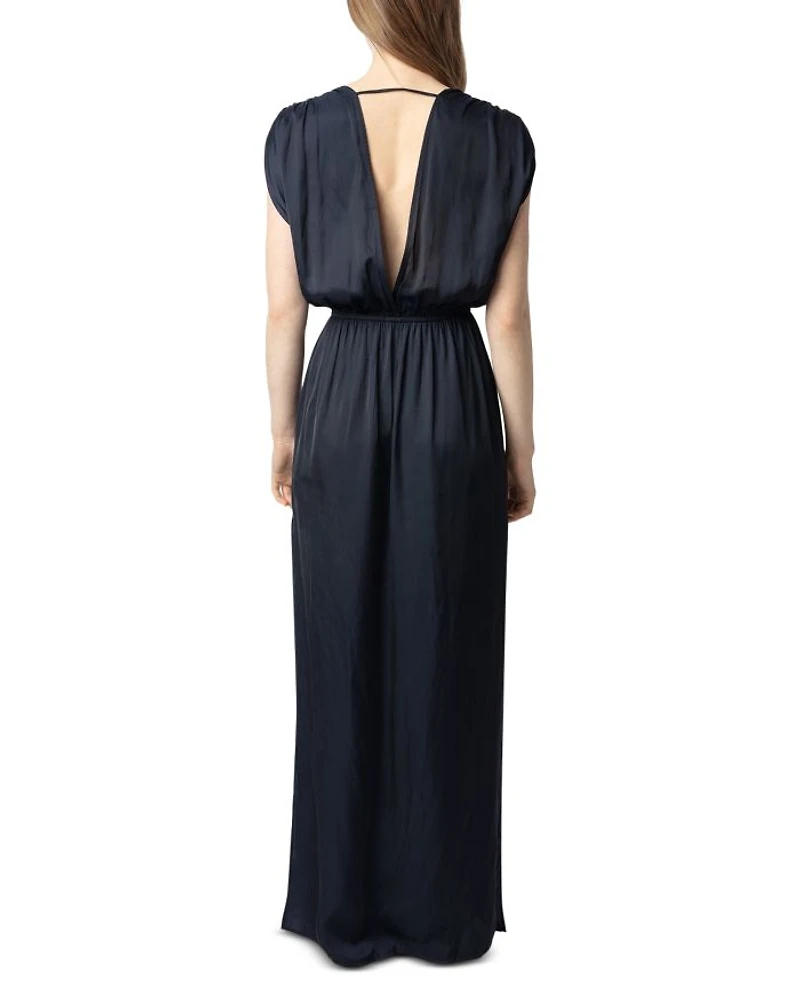Ritmic Satin Maxi Dress
