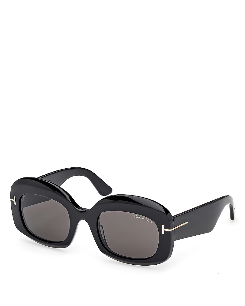 Tom Ford Carmen Rectangle Sunglasses, 53mm