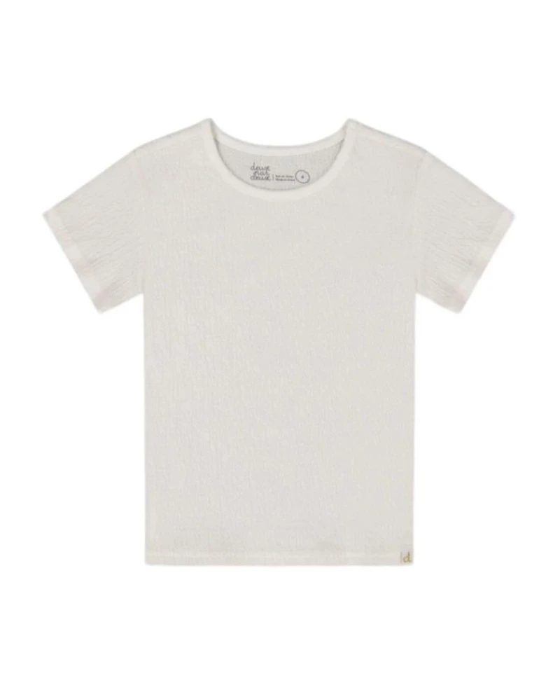 Girls' Crinkle Short Sleeve Top - Baby